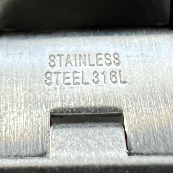 Helzberg Diamonds Stainless Steel Bracelet With Diamond Accents - Picture 10 of 10